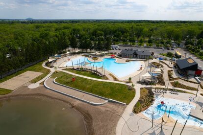 Aerial view of the Waterpark