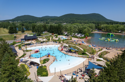 Aerial view of the Waterpark