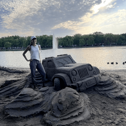 Concours de créations de sable
